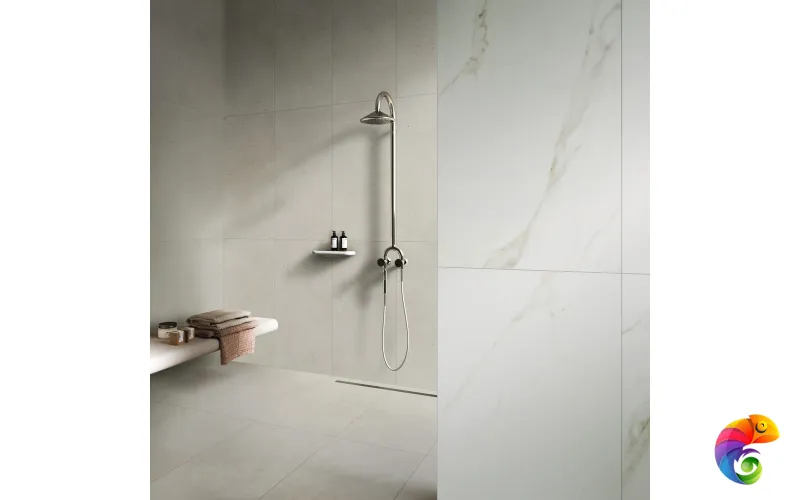 Керамогранит Vitra FlakeCement Кремовый МатR10A 60x60