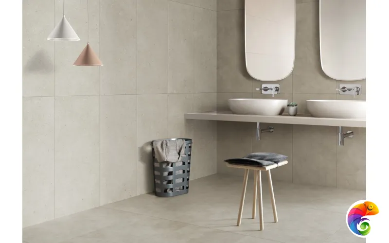 Керамогранит Vitra FlakeCement Кремовый МатR10A 60x60