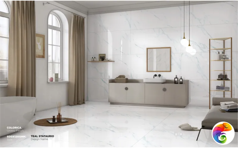 Керамогранит Realistik Teal Statuario 60x120