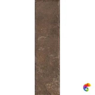Плитка Ceramika Paradyz фасадная Ilario Brown Elewacja 24,5x6,6 (0,74)