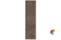 Плитка Ceramika Paradyz фасадная Ilario Brown Elewacja 24,5x6,6 (0,74)