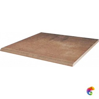 Ступень Ceramika Paradyz Scandiano Rosso stopnica prosta B1a 30x30 (1,17)