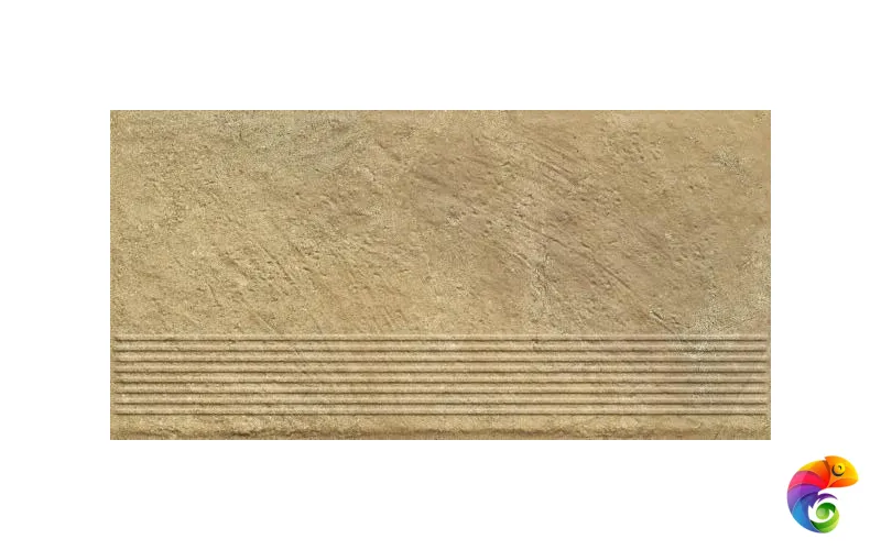 Ступень Ceramika Paradyz Eremite Sand Stopnica Prosta Struktura Mat B1a 30x60 (1,44)