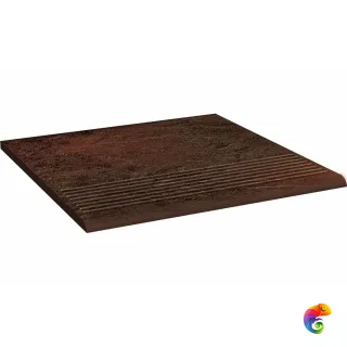 Ступень Ceramika Paradyz Semir Brown stopnica prosta 30х30 (1,17)