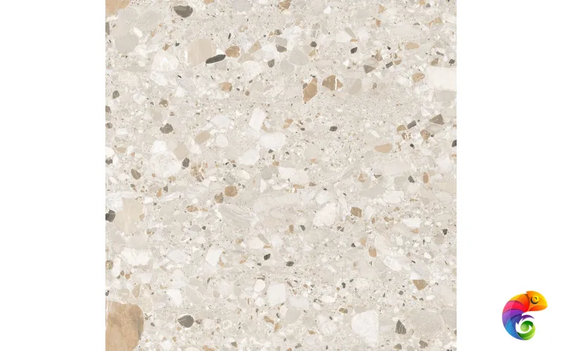Керамогранит Realistik Terazzo Crema Carving 60x60 (1,44)