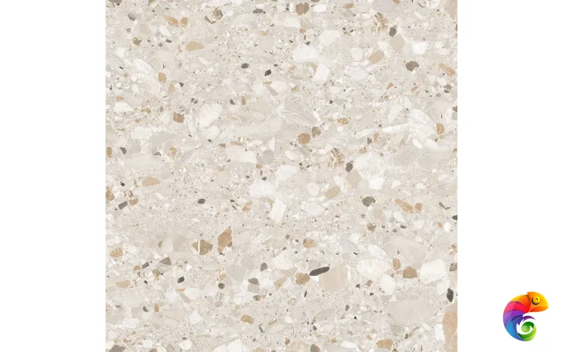 Керамогранит Realistik Terazzo Crema Carving 60x60 (1,44)