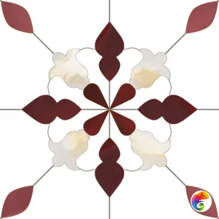 Monopole Арамис бургунди 18,7x18,7 (0,805)