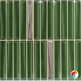 Декор Monopole Decor Melody Royal Green Gold 20x20