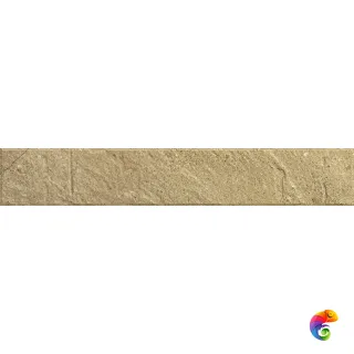 Плитка фасадная Ceramika Paradyz Eremite Beige Elewacja Struktura Mat B1a 39,7x6,5 (0,77)