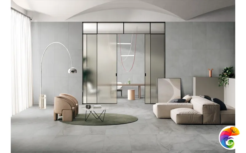 Керамогранит Vitra MicroCement Серый K947806R0001VTER МатR10A 60x120 (1,44)