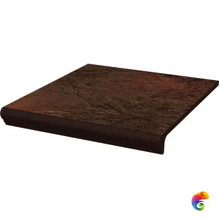 Капинос Ceramika Paradyz Semir Brown kapinos stopnica prosta B1a 30х33