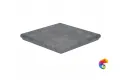 Ступень угловая Westerwalder Atrium Dunkelgrau Eckflorentiner 32x32