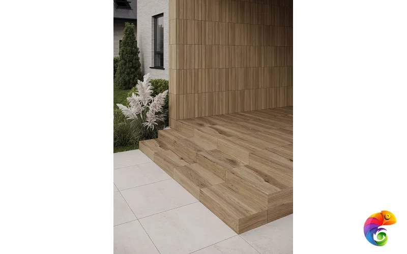 Ступень Ceramika Paradyz Carrizo Wood Stopnica Prosta Struktura Mat 30x60 (1,44)