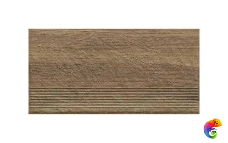 Ступень Ceramika Paradyz Carrizo Wood Stopnica Prosta Struktura Mat 30x60 (1,44)
