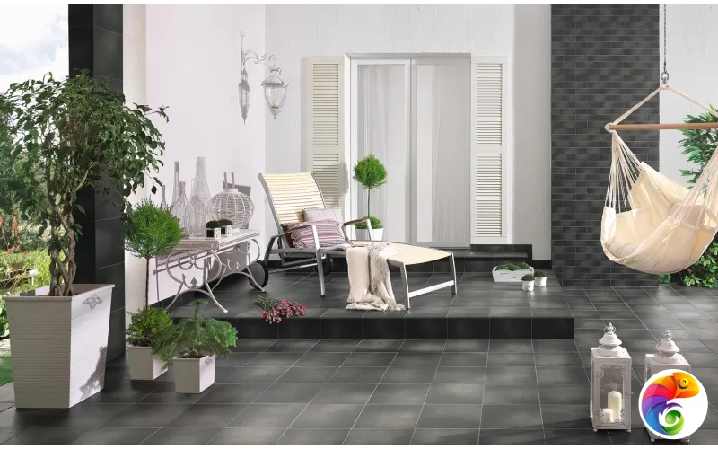 Ступень Ceramika Paradyz Semir Grafit stopnica prosta 29,5х29,5 (1,13)