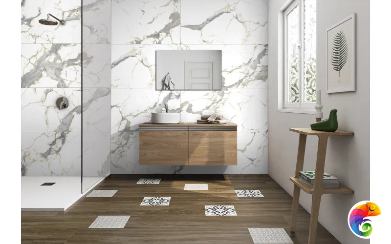 Керамогранит Realistik Andes Blanco Gold Blue sugar 60x120
