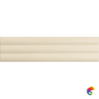 Плитка DNA Match Curved Chalk Gloss 6,25х25