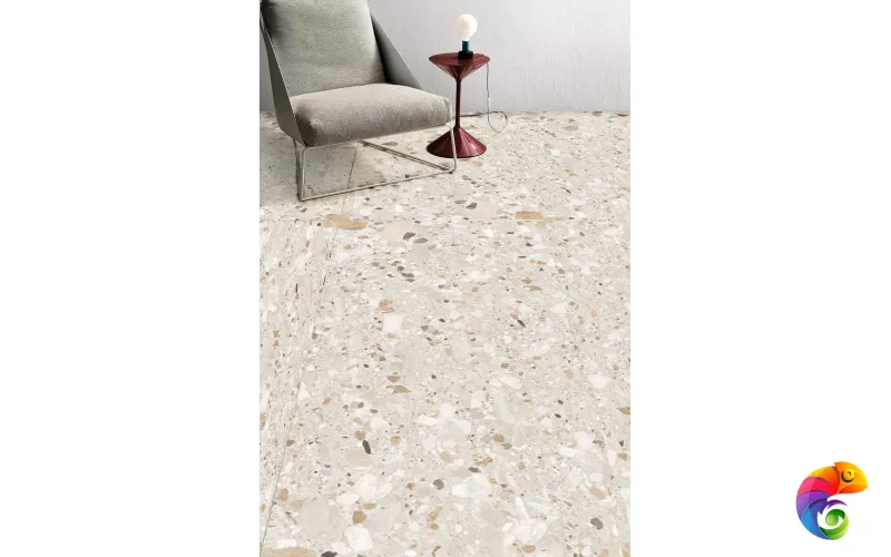 Керамогранит Realistik Terazzo Crema Carving 60x120