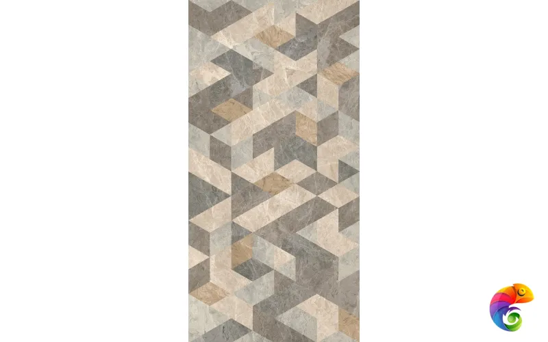 Керамогранит Vitra Marmostone декор Микс Гео K951329LPR01VTEP LPR 60X120 (1,44)