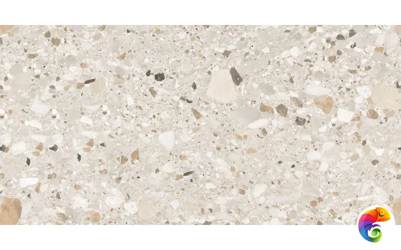 Керамогранит Realistik Terazzo Crema Carving 60x120