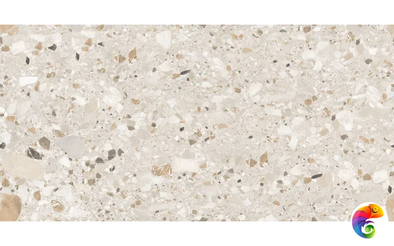 Керамогранит Realistik Terazzo Crema Carving 60x120