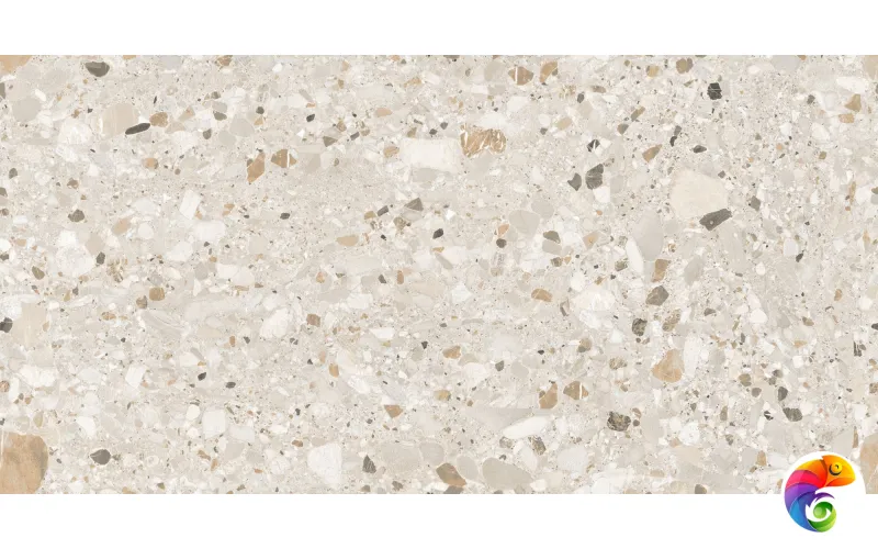 Керамогранит Realistik Terazzo Crema Carving 60x120