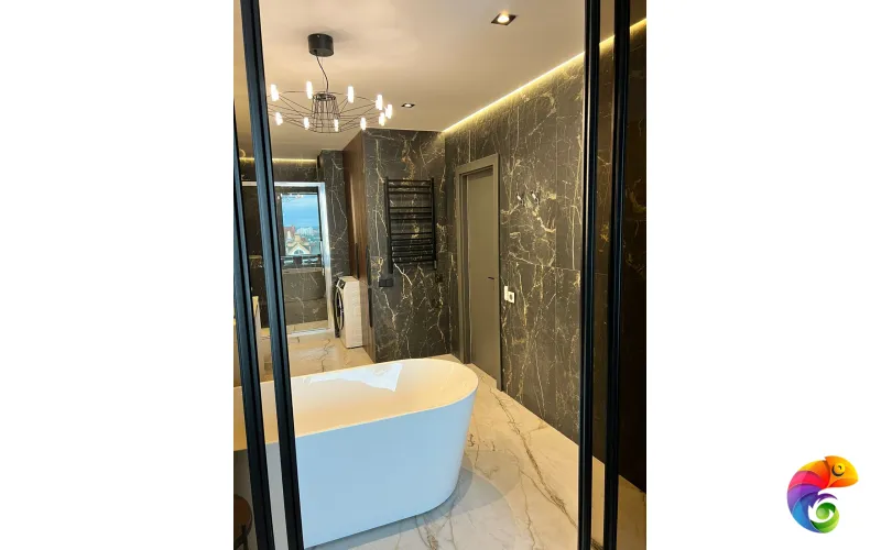 Керамогранит Cerrad Marquina Gold Rect 59,7x119,7