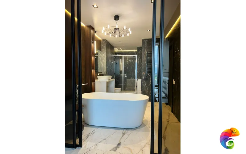 Керамогранит Cerrad Marquina Gold Rect 59,7x119,7