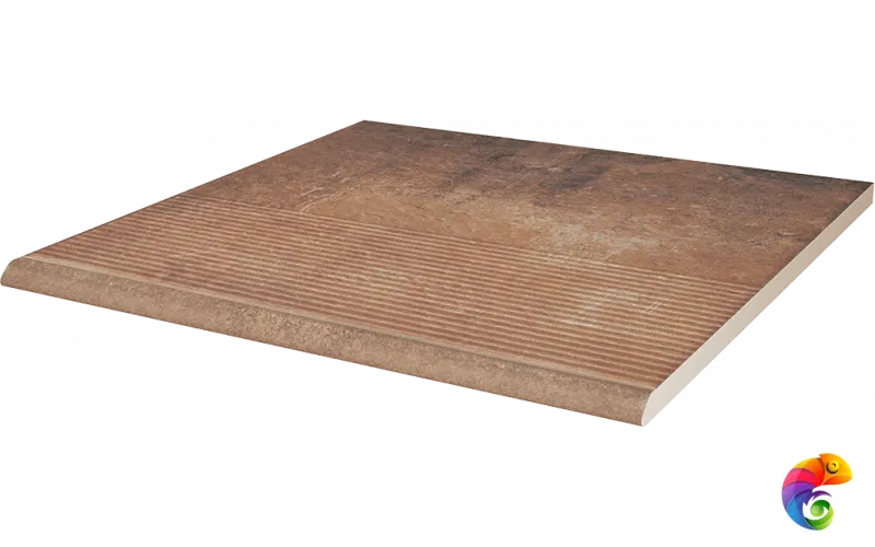 Ступень Ceramika Paradyz Scandiano Rosso stopnica prosta 30x30 (1,17)