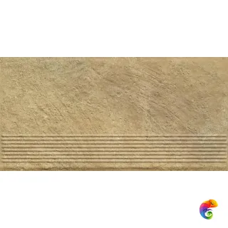 Ступень Ceramika Paradyz Eremite Sand Stopnica Prosta Struktura Mat 30x60 (1,44)