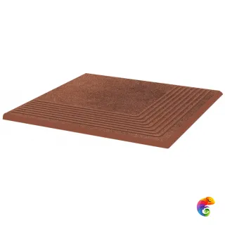 Ступень Ceramika Paradyz угловая Taurus Brown stopnica narozna 30х30