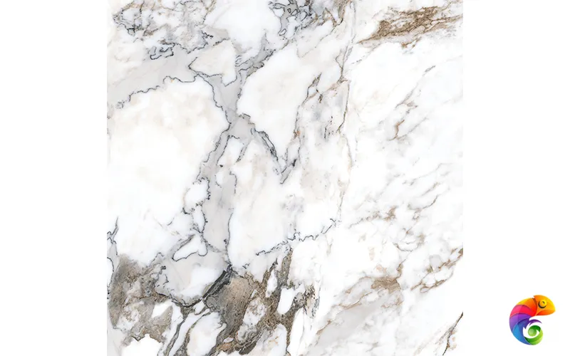 Керамогранит Marble-X Бреча Капрайа Белый Лаппато Рект 60x60 (1,44)