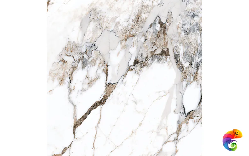 Керамогранит Marble-X Бреча Капрайа Белый Лаппато Рект 60x60 (1,44)