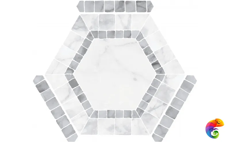 Керамогранит Monopole Ibiza White 22x25