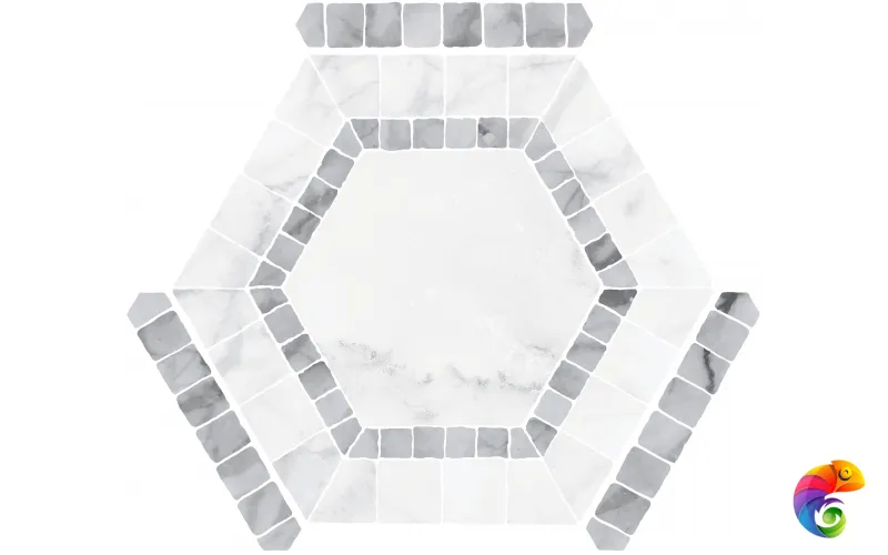 Керамогранит Monopole Ibiza White 22x25