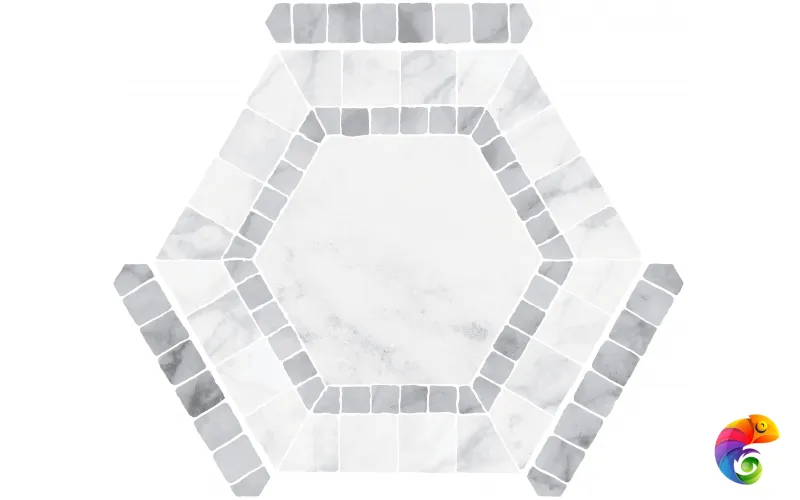 Керамогранит Monopole Ibiza White 22x25