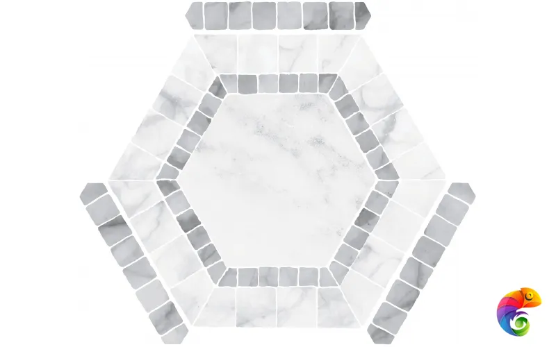 Керамогранит Monopole Ibiza White 22x25