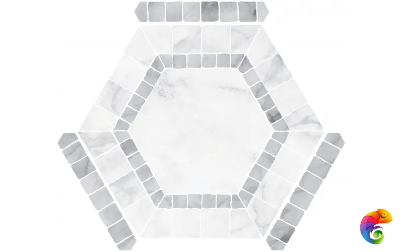 Керамогранит Monopole Ibiza White 22x25