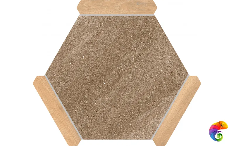 Керамогранит Monopole Sacramento Marron Pino 22x25