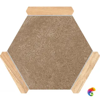 Monopole Sacramento Marron Pino 22x25