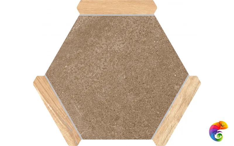 Керамогранит Monopole Sacramento Marron Pino 22x25