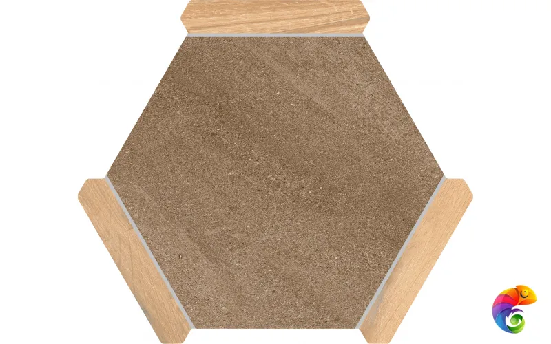 Керамогранит Monopole Sacramento Marron Pino 22x25