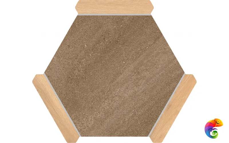 Керамогранит Monopole Sacramento Marron Pino 22x25