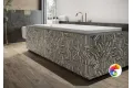 Плитка Ceramika Paradyz Bella Grys Decor Mix Rekt Mat 29,8x89,8