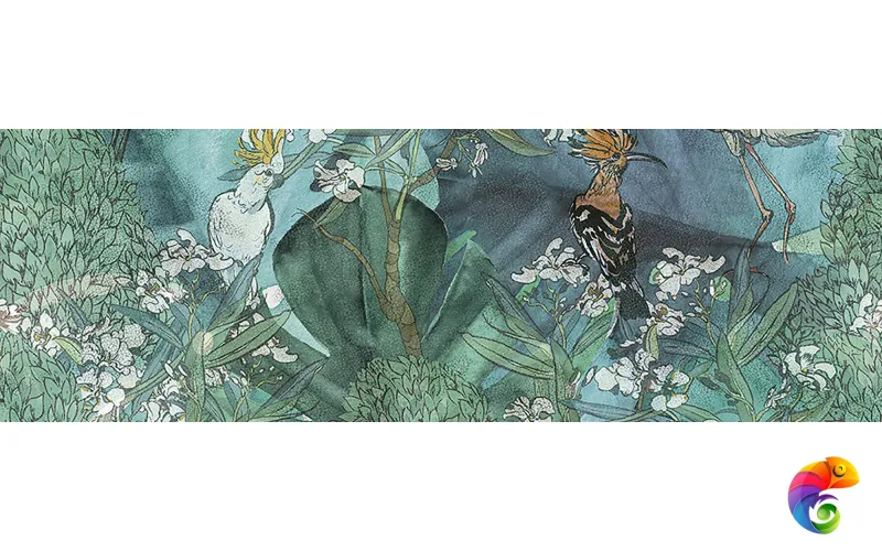 Панно Ceramika Konskie Botanica Rett Decor (3) 75x75