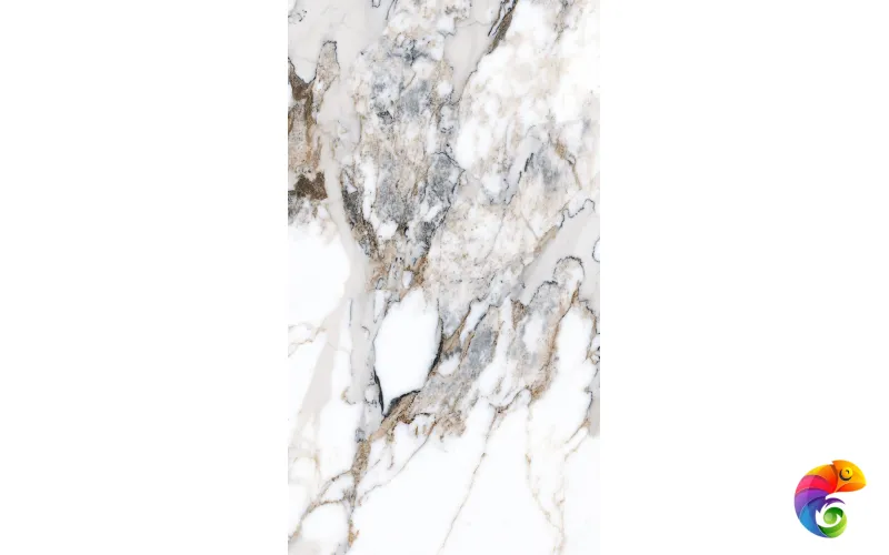 Керамогранит Vitra Marble-X Бреча Капрайа Белый Лаппато Рект K949761LPR01VTET 60x60 (1,80)