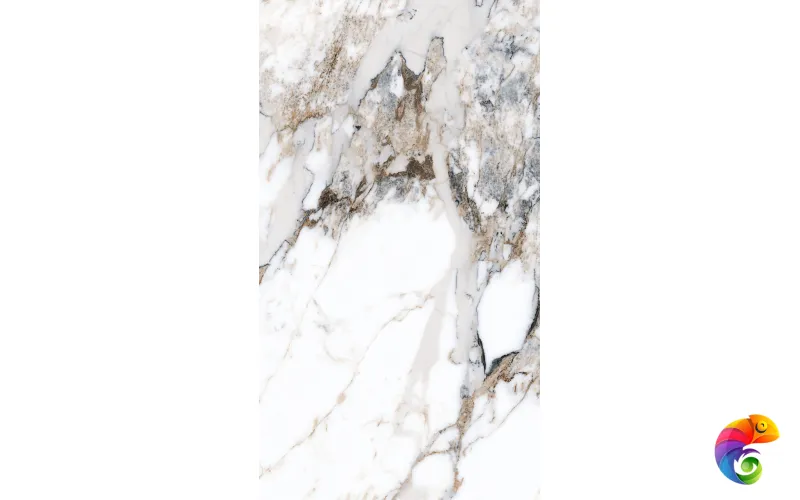 Керамогранит Vitra Marble-X Бреча Капрайа Белый Лаппато Рект K949761LPR01VTET 60x60 (1,80)