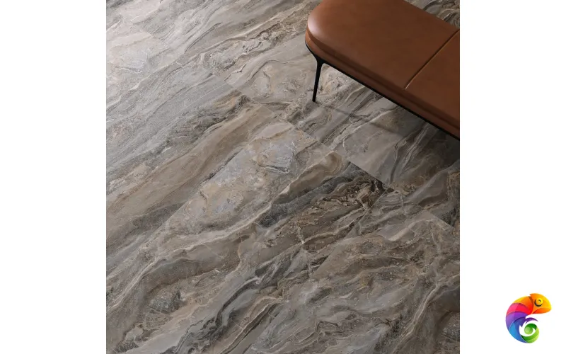 Керамогранит Vitra Marbleset Оробико темный греж K951304LPR01VTE0 LPR 60x60 (1,44)