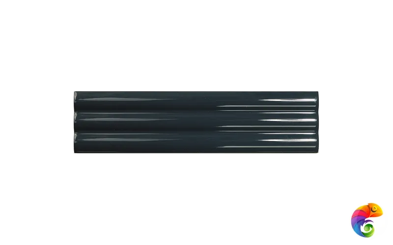 Плитка DNA Match Curved Midnight Blue Gloss 6,25х25 (26 шт/0,406/0,0156 м2)