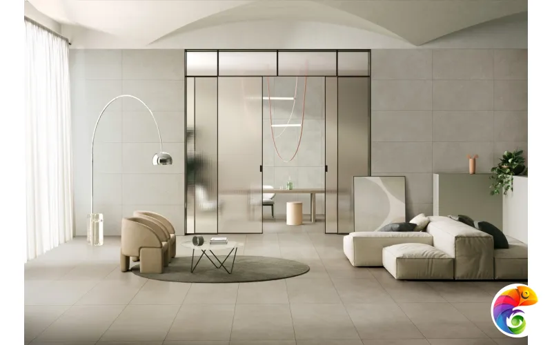 Керамогранит Vitra MicroCement Кремовый K947810R0001VTER МатR10A 60x120 (1,44)